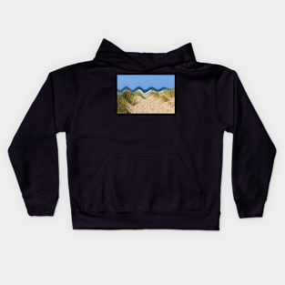 Distorted Tasmanian Landscape Kids Hoodie